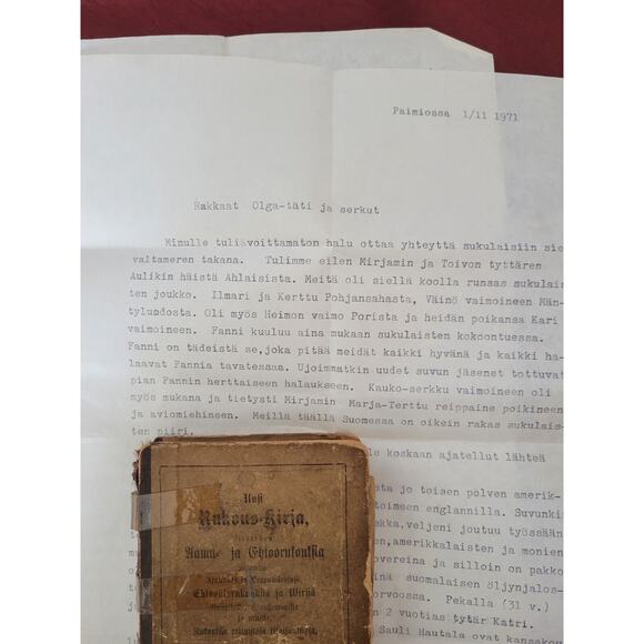 Antique 1889 Pocket Size Morning and Communion Prayer Finnish Translation + - Picture 5 of 6